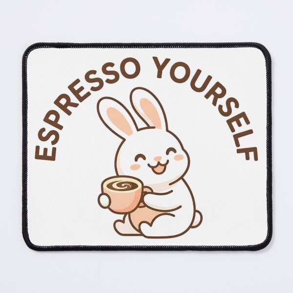 Item preview, Espresso Yourself Cute Kawaii Coffee Bunny designed and sold by cute stuff too.