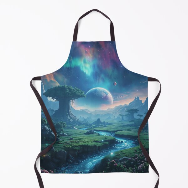 Item preview, Infinite Cosmic Forest Alien Planet Landscape designed and sold by Luminous Wilds.