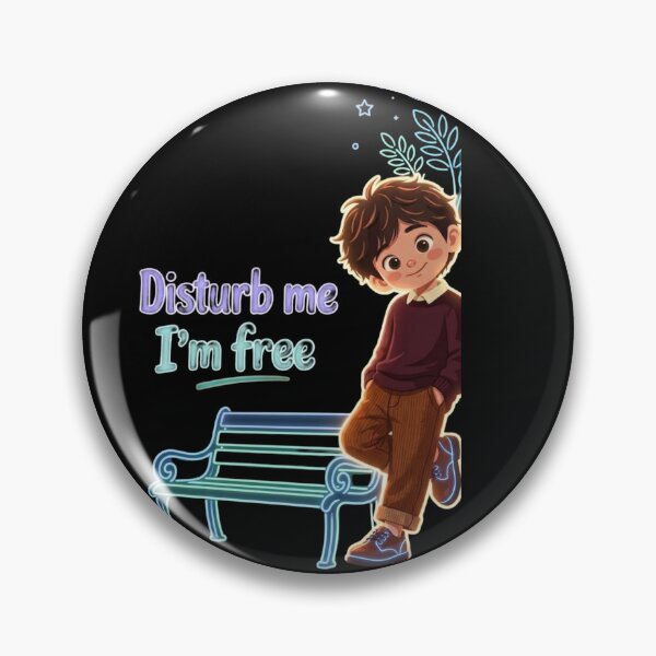 Item preview, Disturb Me I'm Free Cartoon designed and sold by ExploreAura Studio.