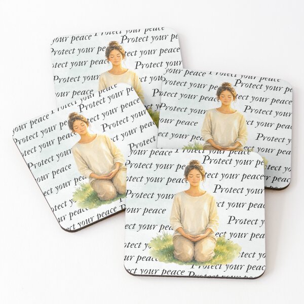 Item preview, Protect Your Peace Meditation Aesthetic Art  designed and sold by busesplace.