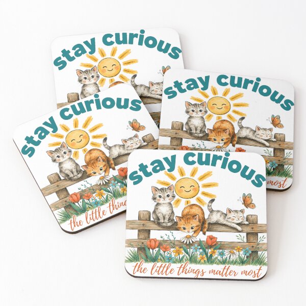 Item preview, Stay Curious Kittens designed and sold by J-CCreations.