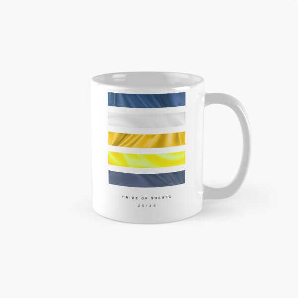 Item preview, ‘Pride of Sussex’ 25/26 Football Kit Hue Palette - Blue, White & Yellow designed and sold by The Colourful Game.