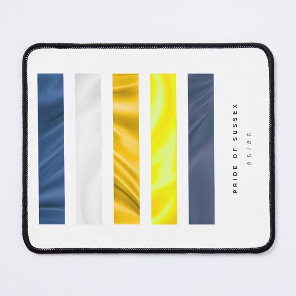 Item preview, ‘Pride of Sussex’ 25/26 Football Kit Hue Palette - Blue, White & Yellow designed and sold by The Colourful Game.