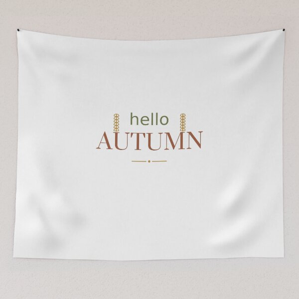 Item preview, Hello Autumn - Botanical Fall Aesthetic Tee designed and sold by RankShift.