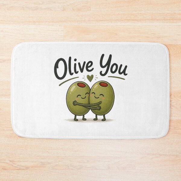 Item preview, Olive You | Cute Olive Pun Cartoon T-Shirt designed and sold by classthetic.