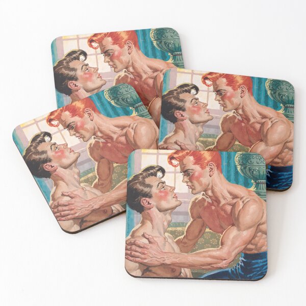 Item preview, Vintage Gay Romance Art – Retro Queer Passion designed and sold by gayishdesign.