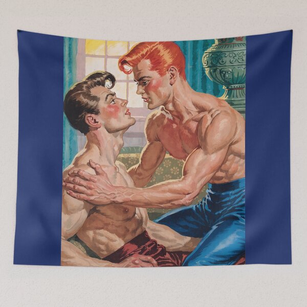 Item preview, Vintage Gay Romance Art – Retro Queer Passion designed and sold by gayishdesign.