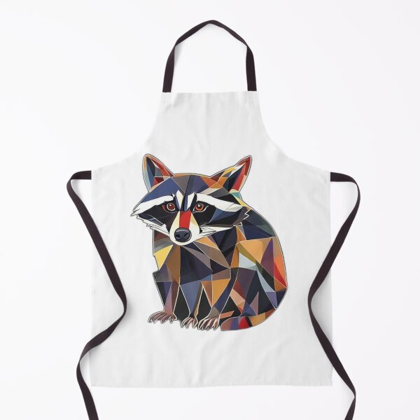 Item preview, Cubist Picasso Style Jimothy Raccoon Art Meme designed and sold by Gurjeetpixelart.