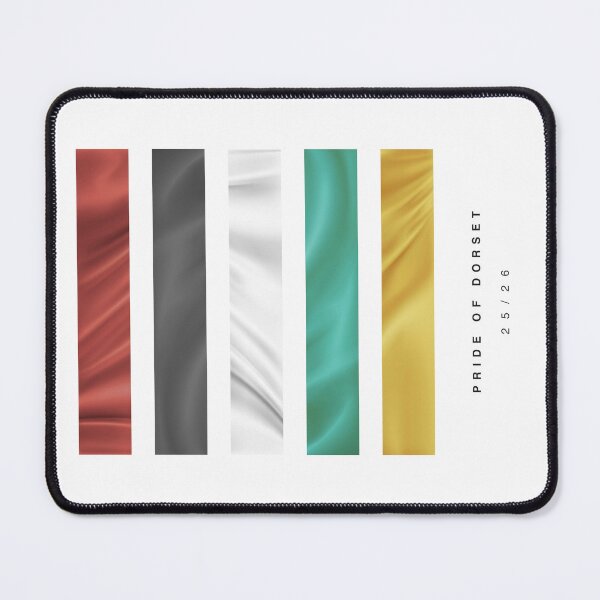 Item preview, ‘Pride of Dorset’ 25/26 Football Kit Hue Palette - Red & Black designed and sold by The Colourful Game.