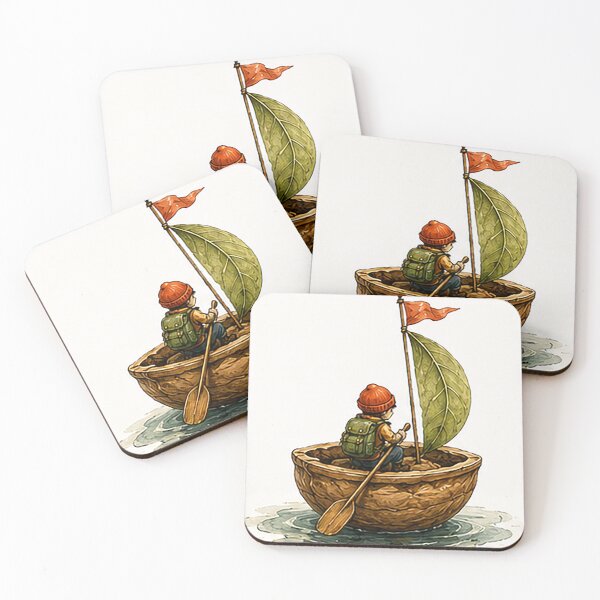 Item preview, Tiny Sailor in a Walnut Shell Boat designed and sold by Sara-Ai.