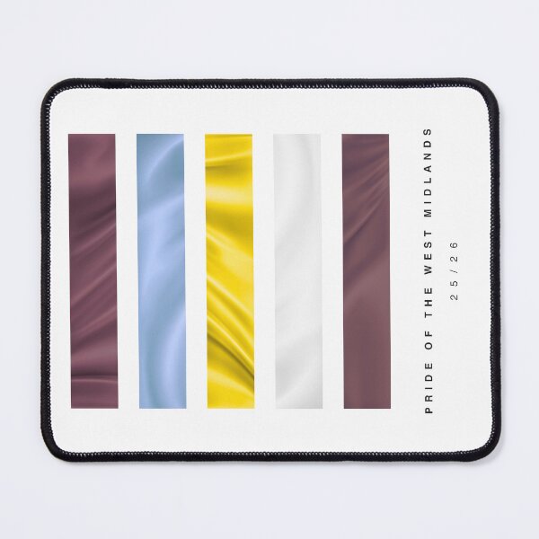Item preview, ‘Pride of The West Midlands’ 25/26 Football Kit Hue Palette - Claret & Blue designed and sold by The Colourful Game.