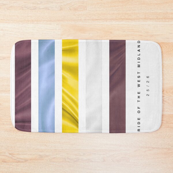 Item preview, ‘Pride of The West Midlands’ 25/26 Football Kit Hue Palette - Claret & Blue designed and sold by The Colourful Game.