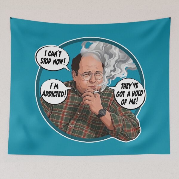 Item preview, George smokes! designed and sold by Deviant Logic Design.