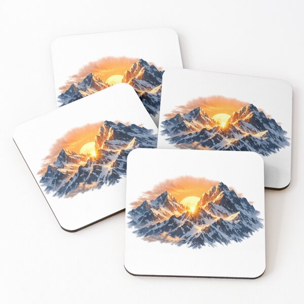Item preview, Sunset Over Snowy Peaks tshirts, phone cases and more designed and sold by MixPhoneCases.