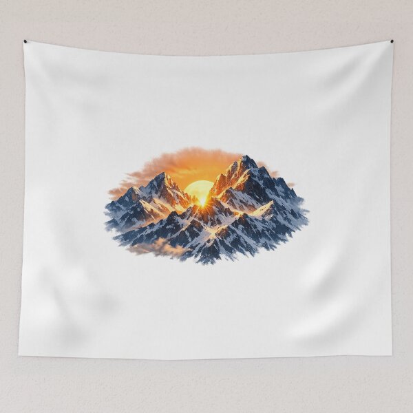 Item preview, Sunset Over Snowy Peaks tshirts, phone cases and more designed and sold by MixPhoneCases.