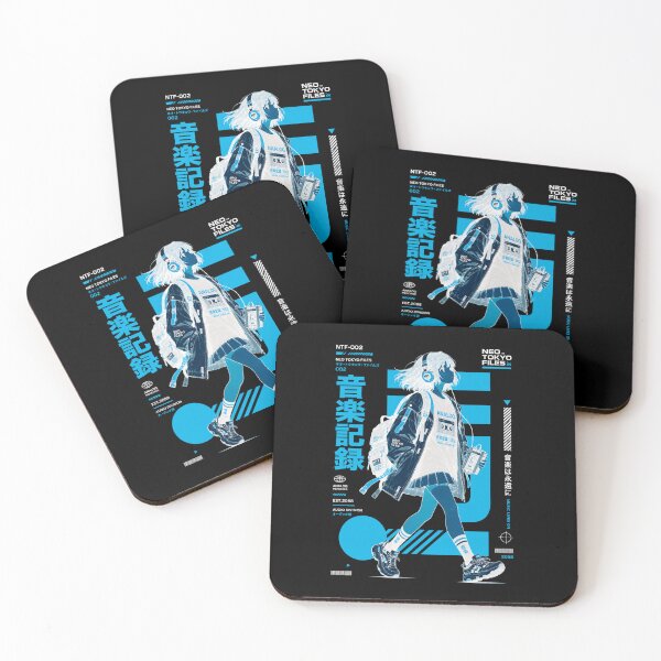 Item preview, Neo Tokyo Files 002 Negative - Analog Memories | Retro Anime Music Techwear Girl designed and sold by Noro Art .