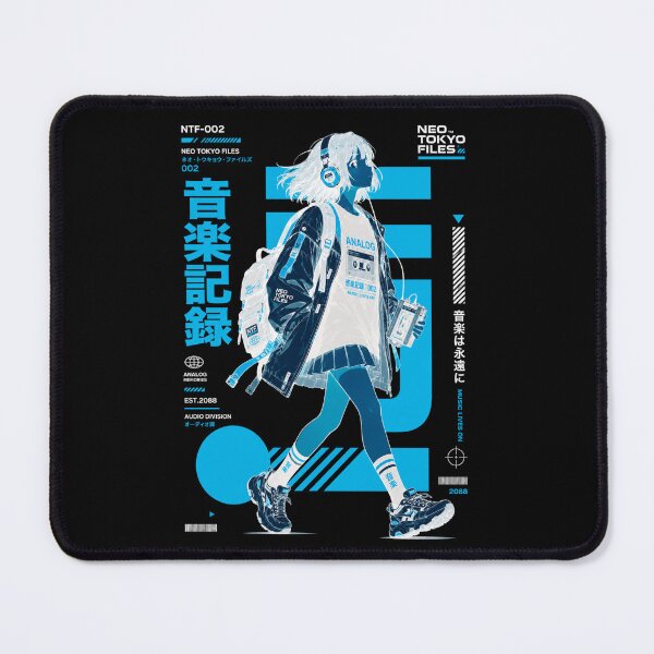 Item preview, Neo Tokyo Files 002 Negative - Analog Memories | Retro Anime Music Techwear Girl designed and sold by Noro Art .