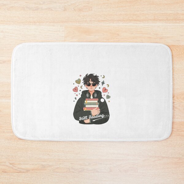 Item preview, Still Reading | Cozy Bookworm Cartoon designed and sold by KaienathA.