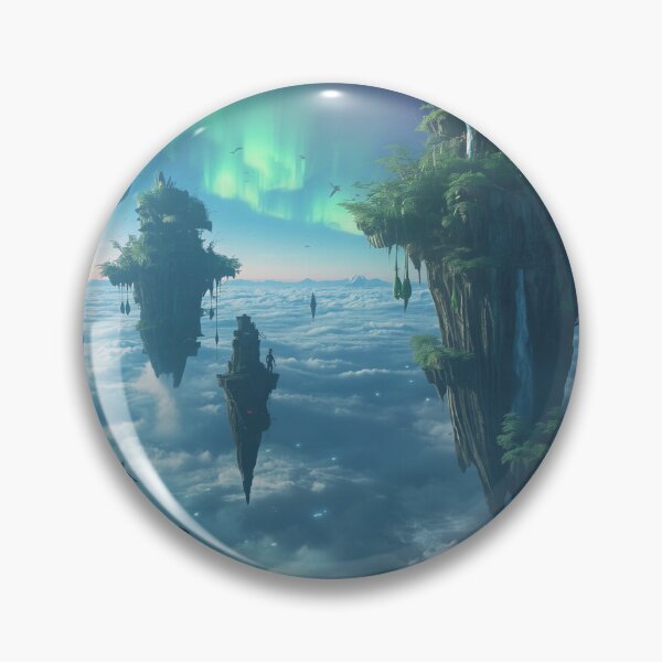 Item preview, Bioluminescent Sky Reef Alien Fantasy Landscape designed and sold by Luminous Wilds.