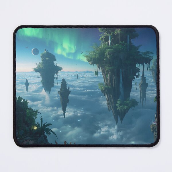 Item preview, Bioluminescent Sky Reef Alien Fantasy Landscape designed and sold by Luminous Wilds.