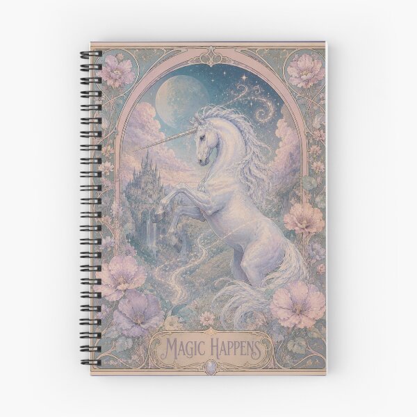 Item preview, Copy of Art Nouveau Magic Happens Unicorn  designed and sold by UnicornAndRaven .