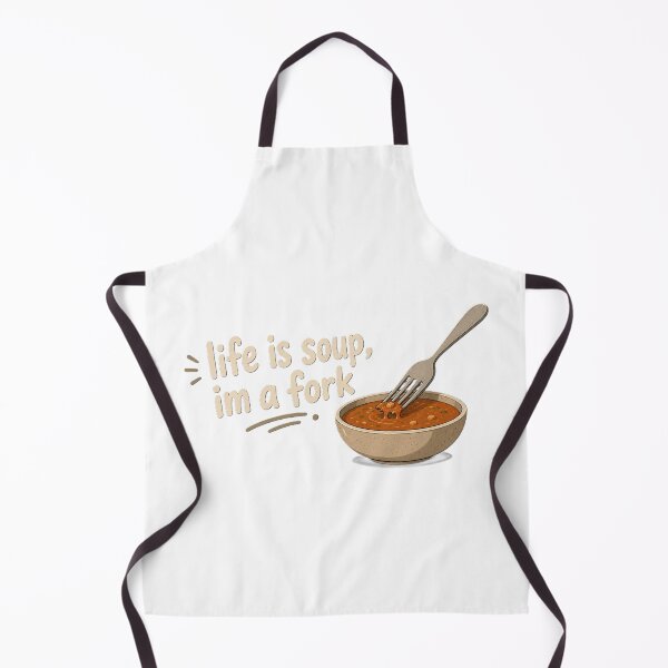 Item preview, Life Is Soup, I'm a Fork | Funny Existential Meme designed and sold by classthetic.