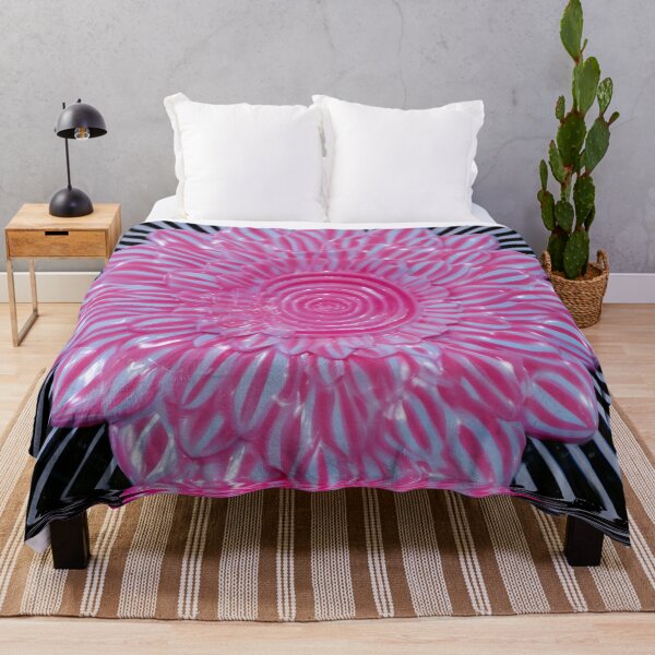 Item preview, Hypnotic Pink Flower Optical Illusion designed and sold by bubblegoth.