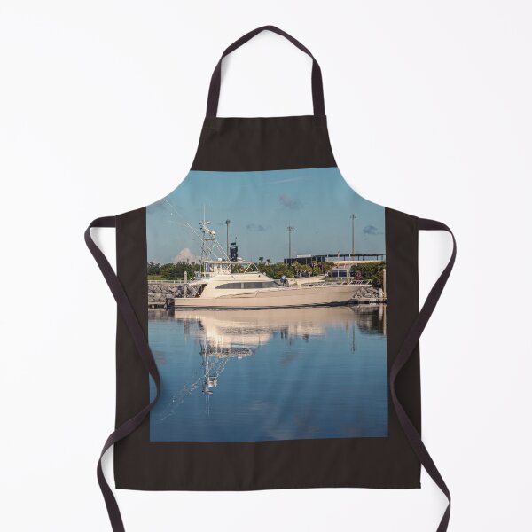 Item preview, Sport Fishing Boat Wall Art, Calm Marina designed and sold by Jiantmindworks.