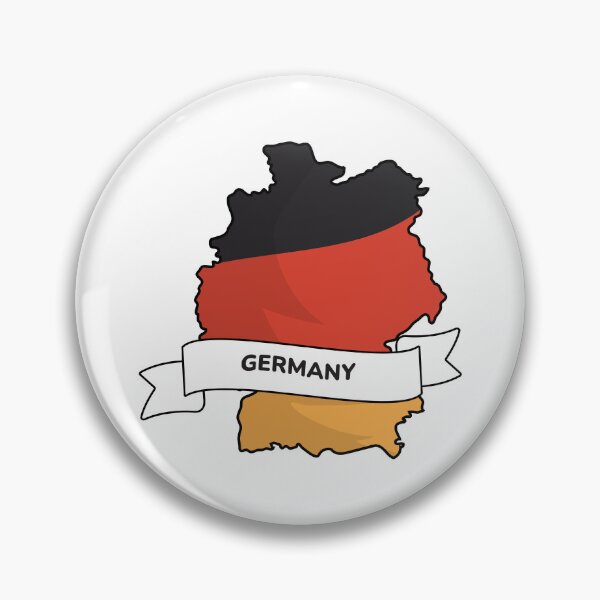 Item preview, Germany Map Flag Silhouette Graphic designed and sold by Travel.Art.