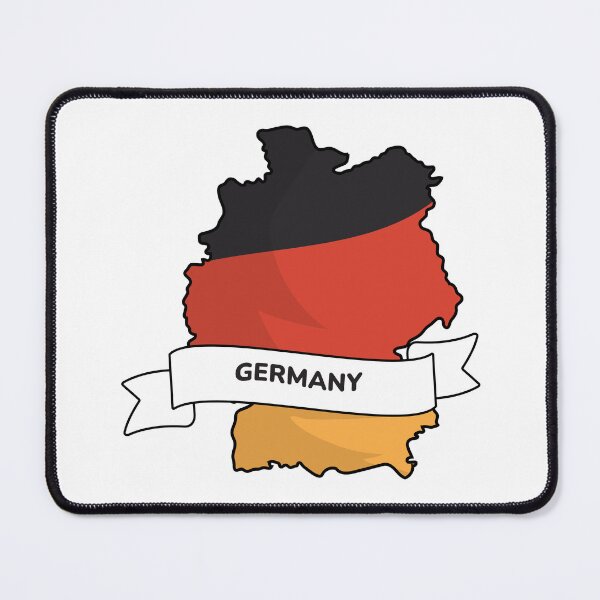 Item preview, Germany Map Flag Silhouette Graphic designed and sold by Travel.Art.