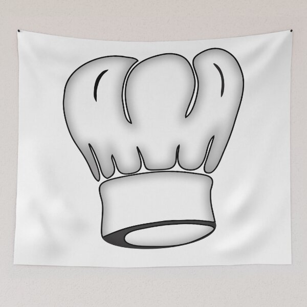 Item preview, Chef hat cooker kitchen cook food cap  designed and sold by Artist300DPI.
