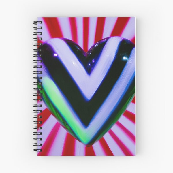 Item preview, Hypnotic Chevron Heart Sunburst designed and sold by bubblegoth.