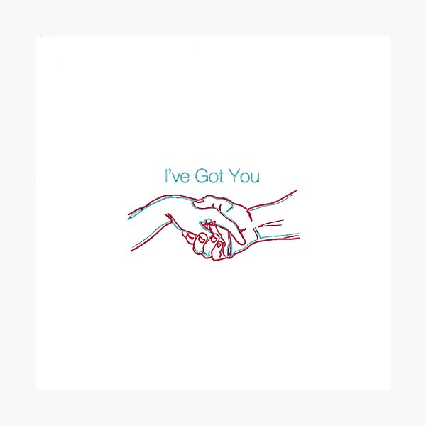 Item preview, I've Got You Holding Hands Motivational Design  designed and sold by DignityLab.