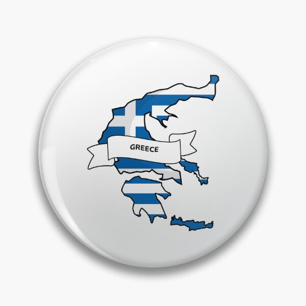 Item preview,  Greece Map Flag Silhouette Graphic designed and sold by Travel.Art.
