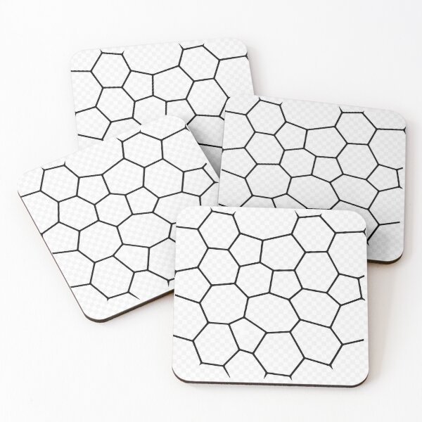 Item preview, Abstract Hexagon Pattern | Geometric Honeycomb Lines designed and sold by JMDG Studio.