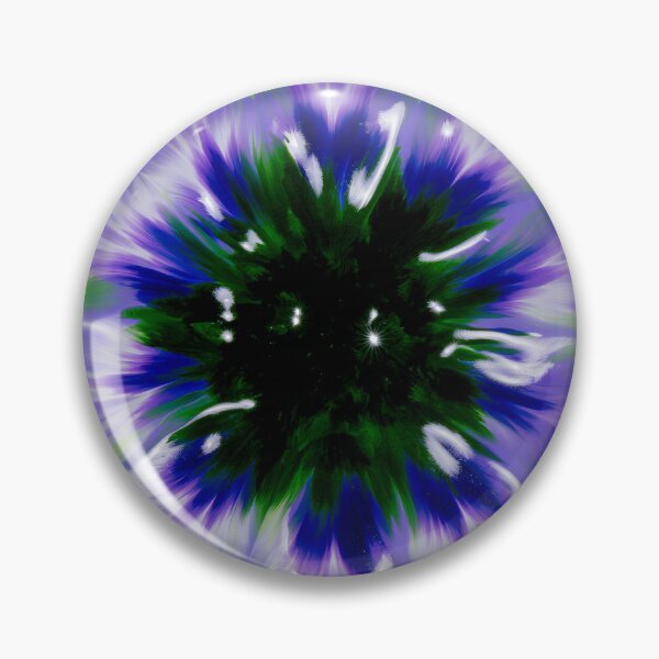 Item preview, Psychedelic Purple Bloom on Checkerboard designed and sold by bubblegoth.