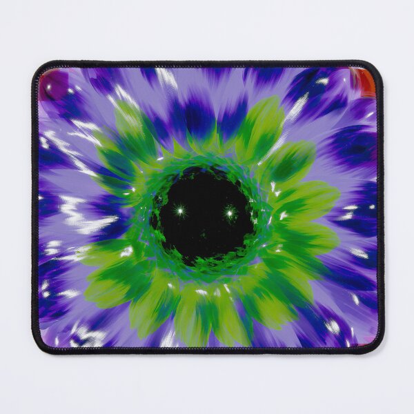 Item preview, Psychedelic Purple Flower Checkerboard designed and sold by bubblegoth.