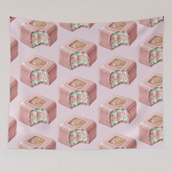 Item preview, Pink Quartz Velvet Square Chocolate Truffle designed and sold by 0Zetgest.