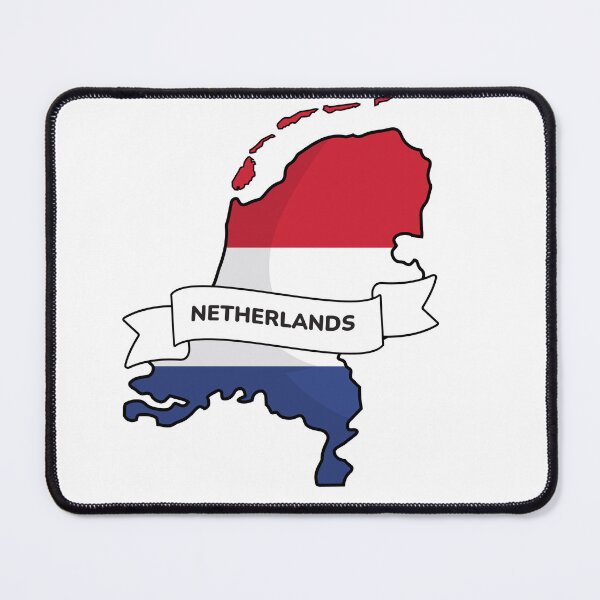 Item preview, Netherlands Map Flag Silhouette Graphic designed and sold by Travel.Art.