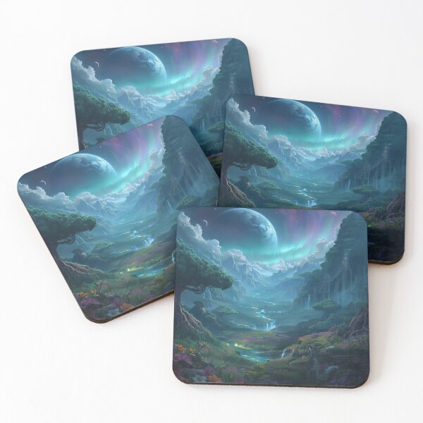 Item preview, Living Planet Heart Valley Alien Landscape designed and sold by Luminous Wilds.