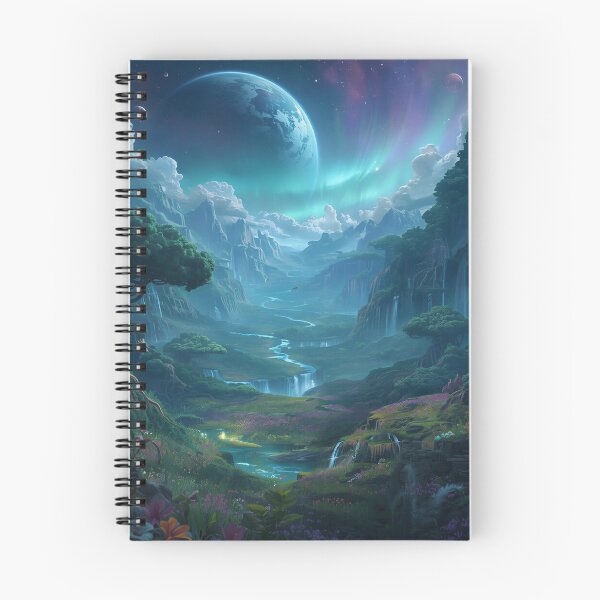 Item preview, Living Planet Heart Valley Alien Landscape designed and sold by Luminous Wilds.