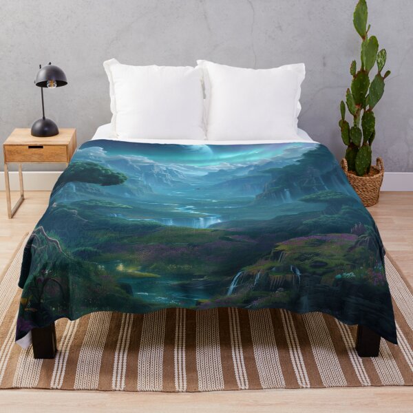 Item preview, Living Planet Heart Valley Alien Landscape designed and sold by Luminous Wilds.