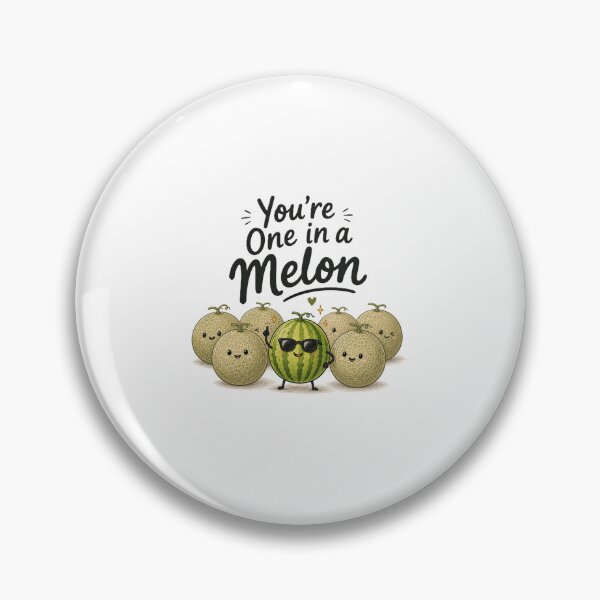 Item preview, You're One in a Melon | Cute Watermelon Pun Cartoon designed and sold by classthetic.