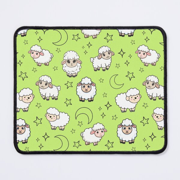 Item preview, Cute Sleeping Sheep and Moon with Stars designed and sold by AleksaDesignMTL.