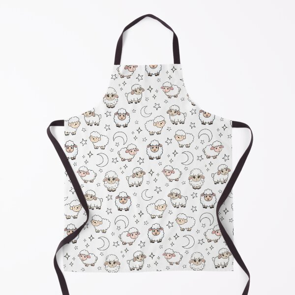 Item preview, Cute Sleeping Sheep and Moon with Stars designed and sold by AleksaDesignMTL.