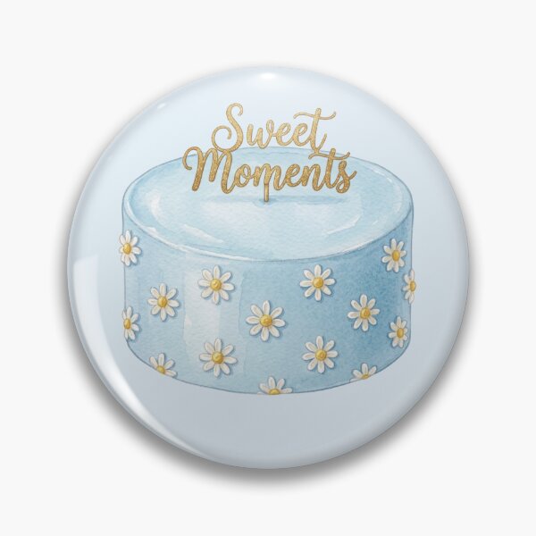 Item preview, Pastel Blue Daisy Bento Cake - Sweet Moments designed and sold by 0Zetgest.