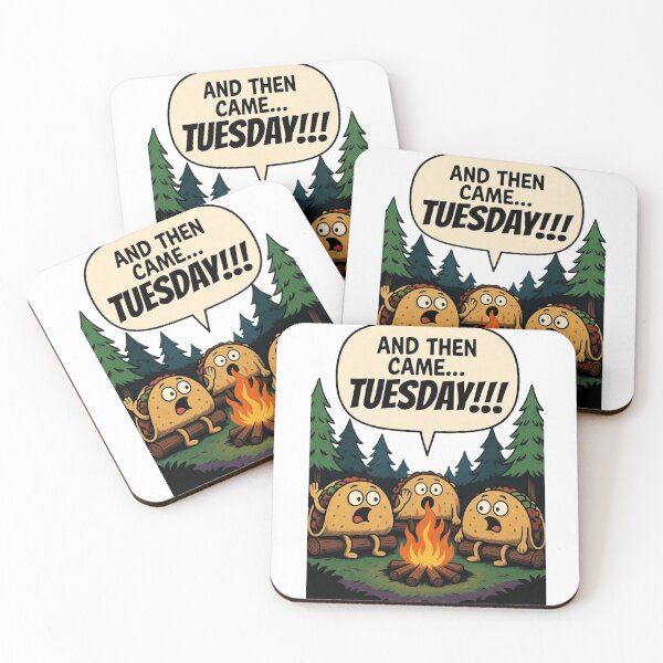Item preview, Funny Tacos Campfire Tuesday Comic designed and sold by Nano-Threads.