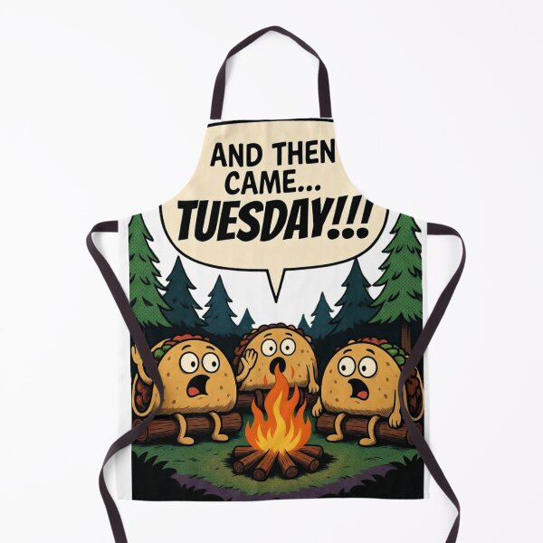 Item preview, Funny Tacos Campfire Tuesday Comic designed and sold by Nano-Threads.
