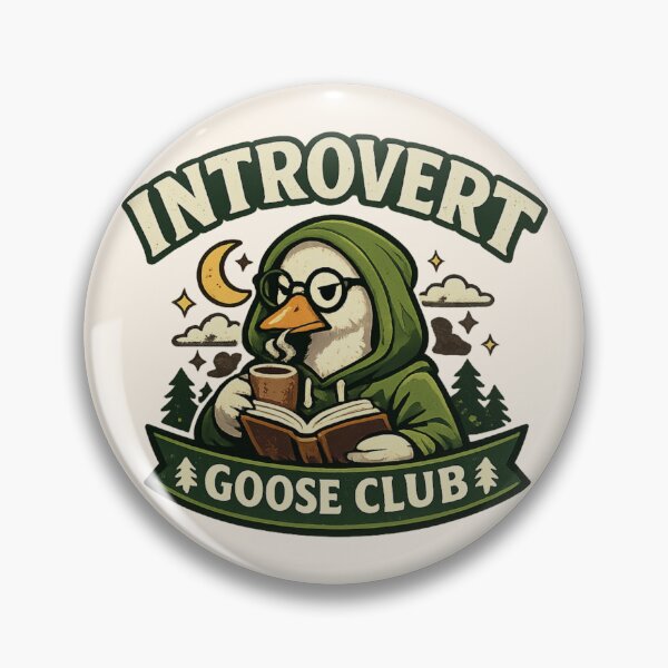 Item preview, Funny Introvert Goose Club designed and sold by legendaryskins.