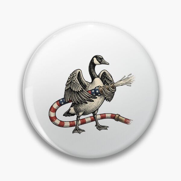 Item preview, Patriotic Firefighter Goose designed and sold by Roy & Tiffany.
